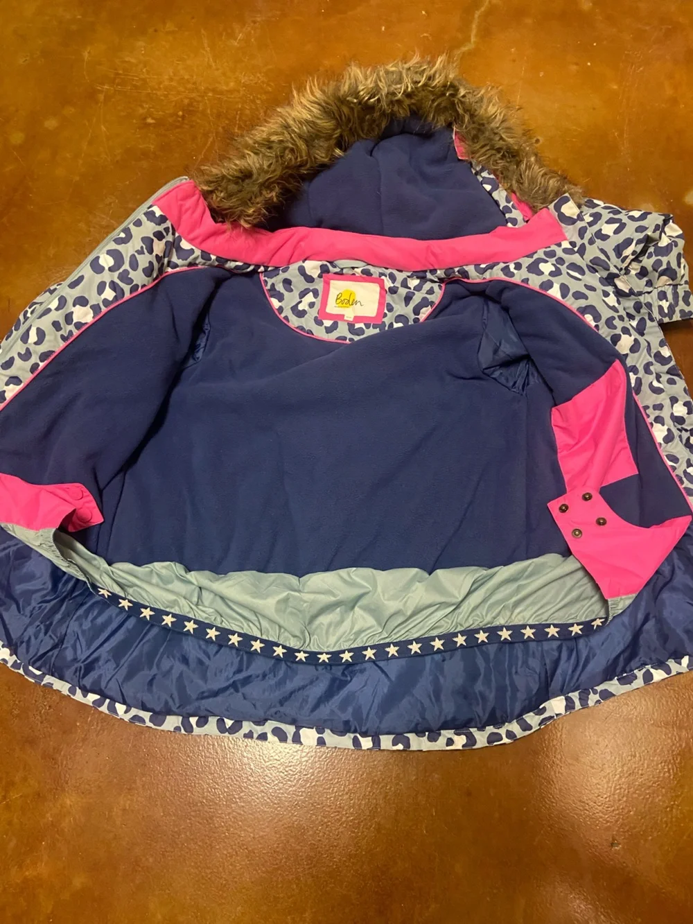 Boden All-Weather Ski Set Jacket & Bib Pants Snow Leopard Pink 15-16Y Snowboard